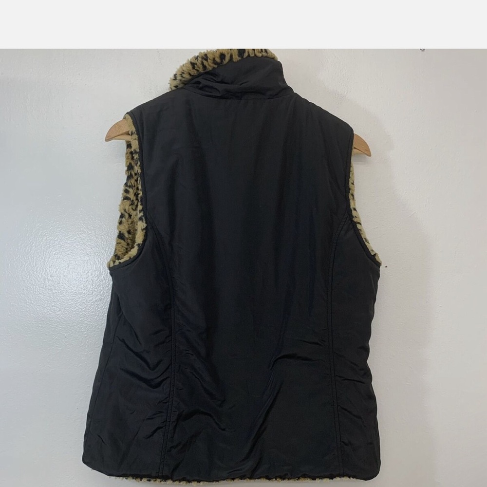 Kristen Blake Leopard Print Faux Fur Vest size medium - Picture 10 of 10